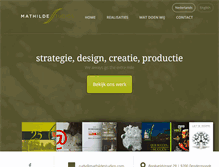 Tablet Screenshot of mathildestudios.com